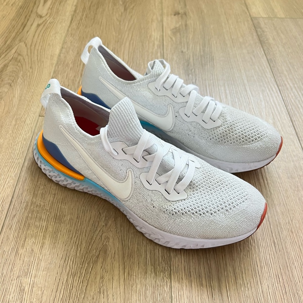 Nike Epic React Flyknit 2 Women’s White/Hyper Jade Running Shoes